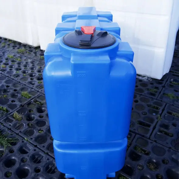 Емкость ST 2000л с патрубками 100мм под плотность до 1.2 г/см3 синяя