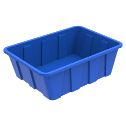 Ванна пластиковая пищевая KN, 600 л, 1.0 г/см³, HDPE, синий [1182.0600.601.000]