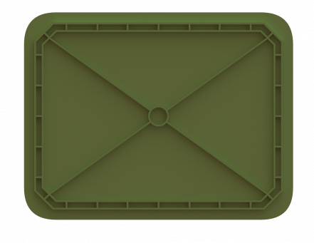 Лоток кондитерский сплошной (435х335х110)