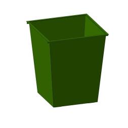 МК-101 Бак мусорный 1,5 мм без крышки