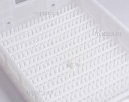 Ящик пластиковый для выгонки тюльпанов с клапаном, 600х400х190 мм, белый [600400190-06К]